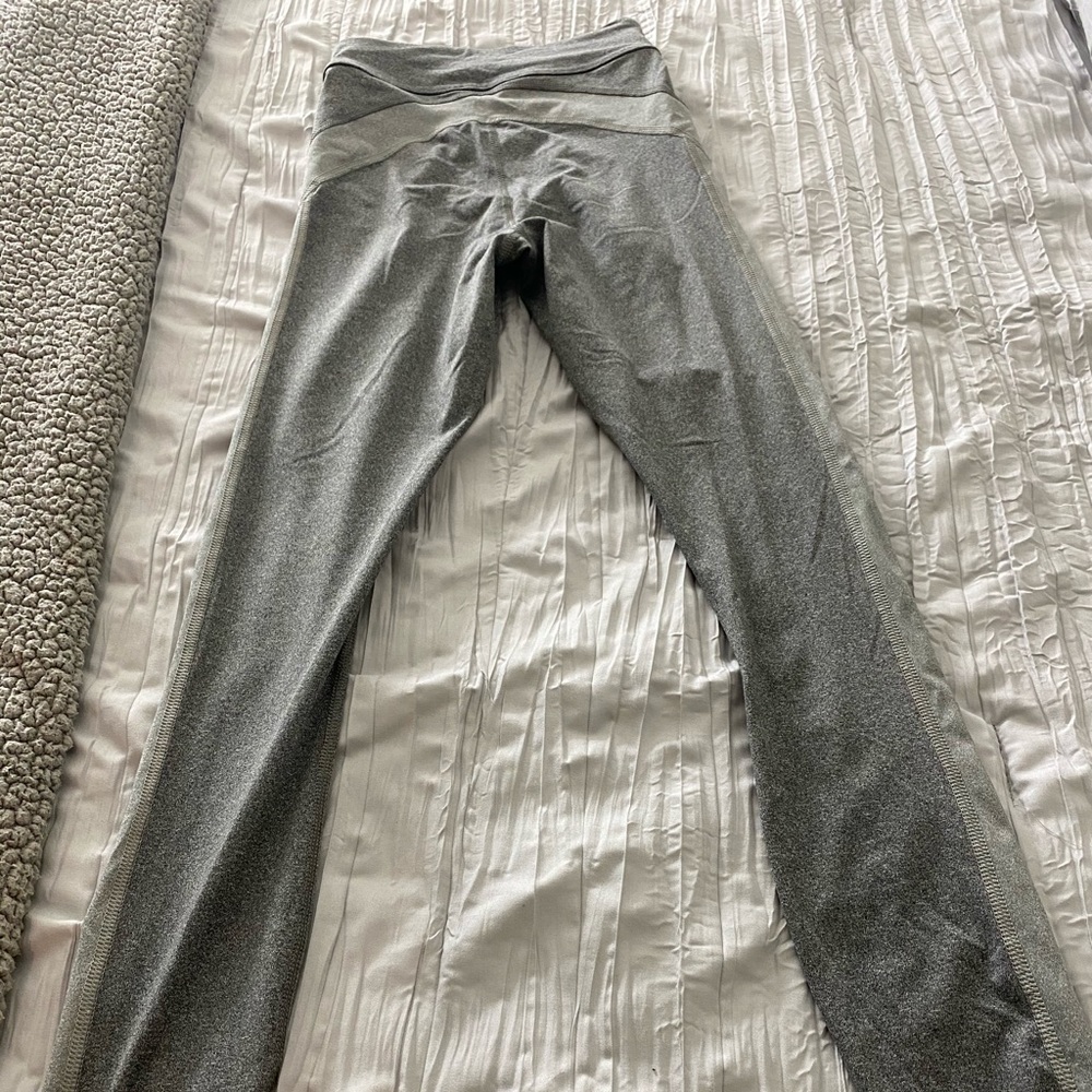 Grey Premium Contrast Panel High Waist Legging - Picture 5 of 6